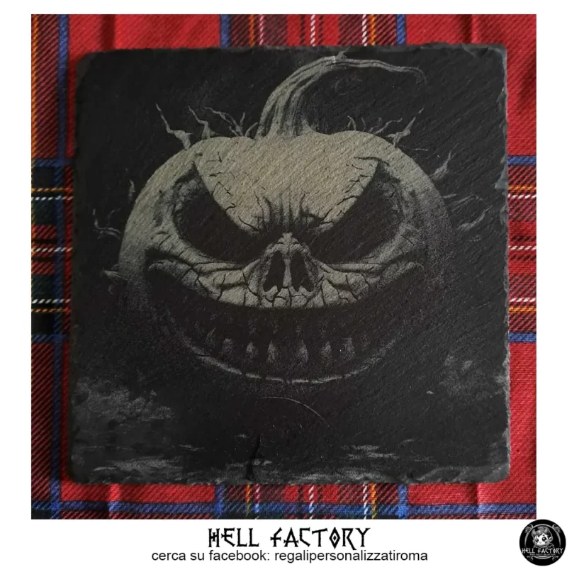 Pumpkin Skull Square - immagine 2