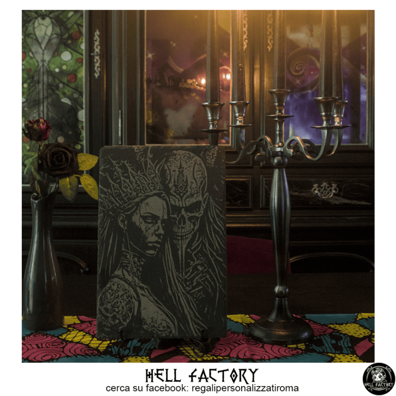 King & Queen Skull Tagliere