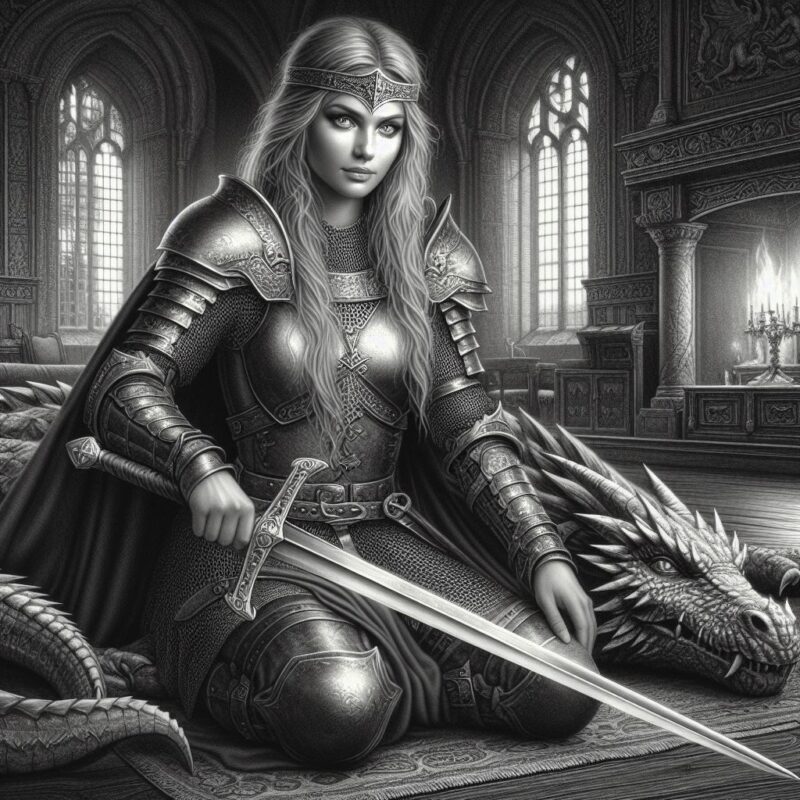 Lady Warrior and Dragon 1