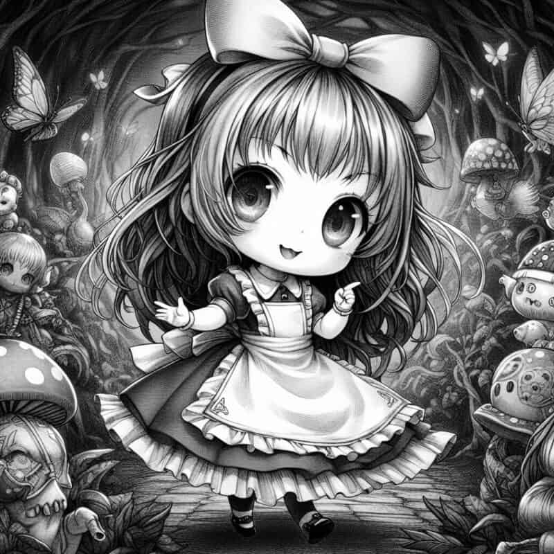 Alice in Wonderland Chibi 2