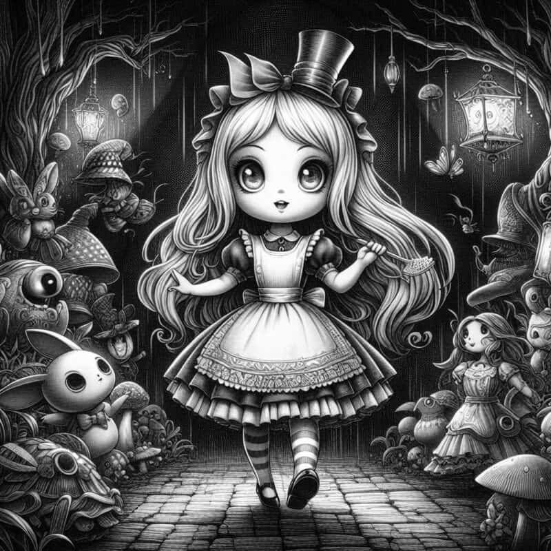 Alice in Wonderland Chibi 3