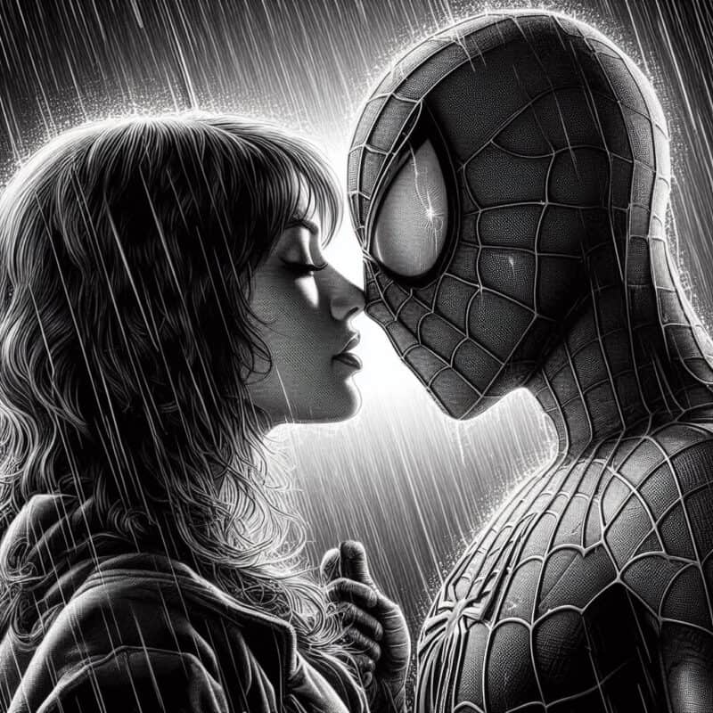 Spiderman kiss Mary Jane 3