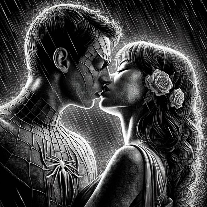 Spiderman kiss Mary Jane 4