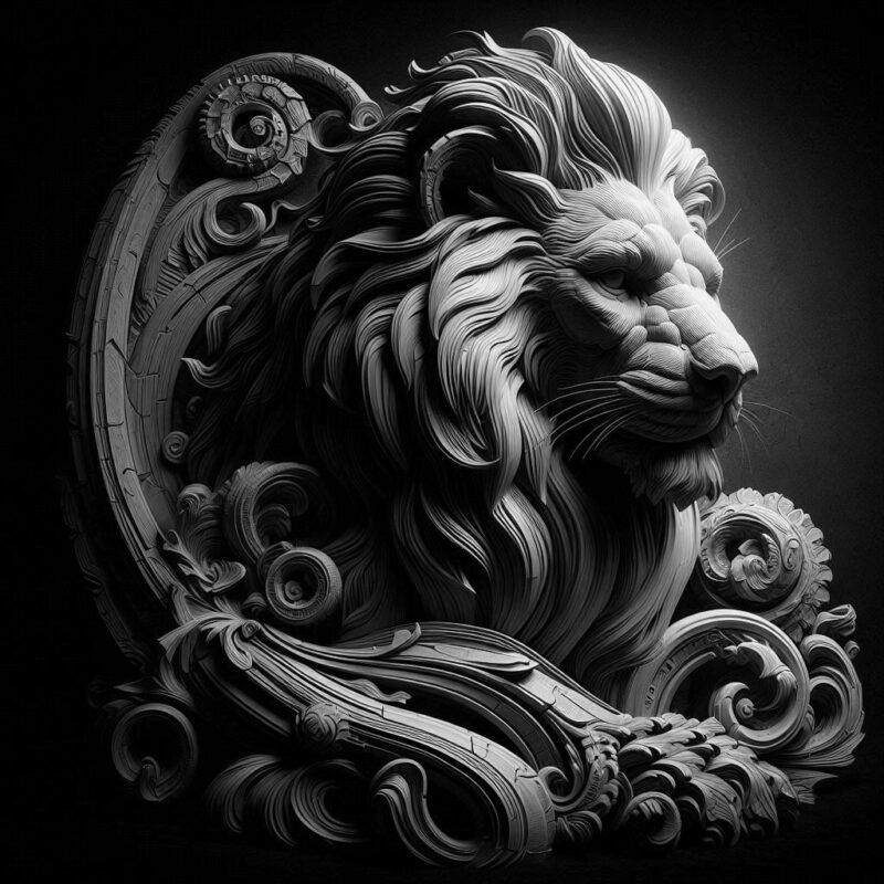 Lion Statue 3