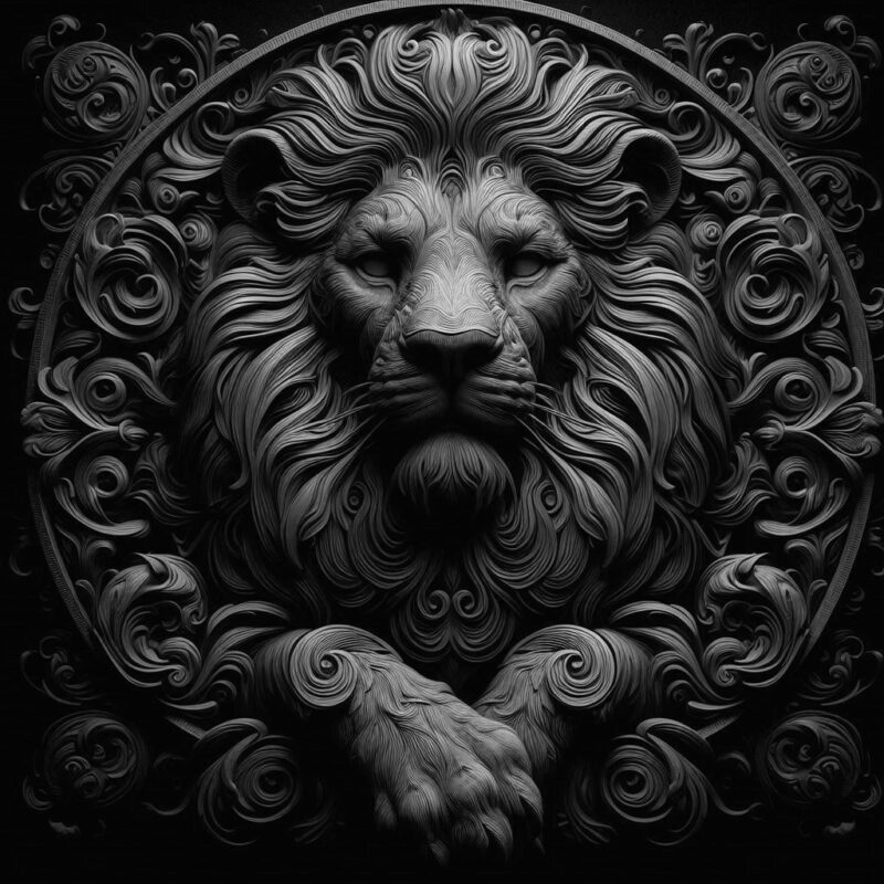 Lion Statue 4