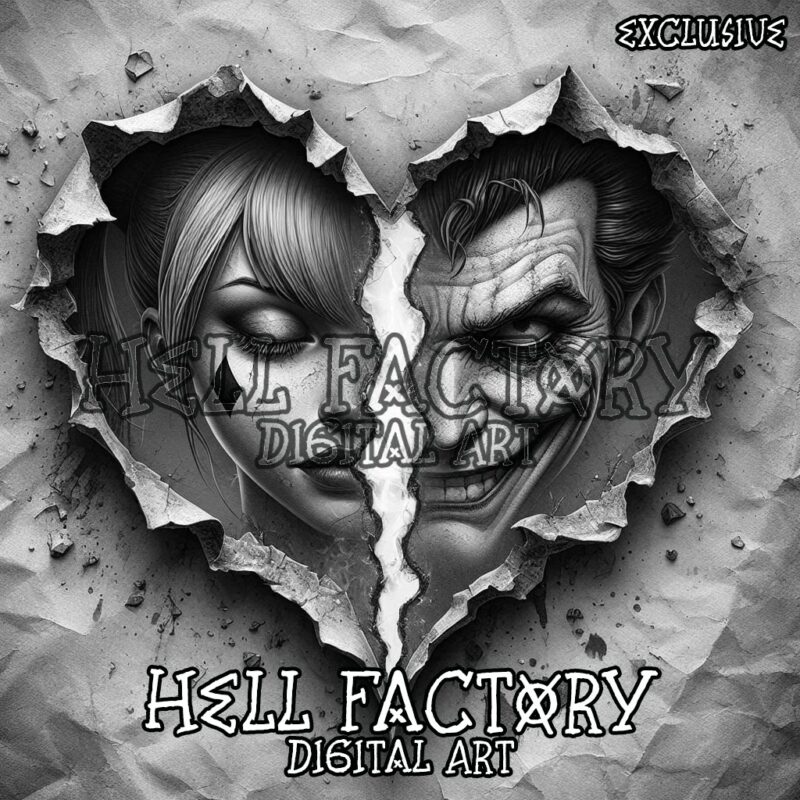 Harley Quinn and Joker on Fire 2 Exclusive
